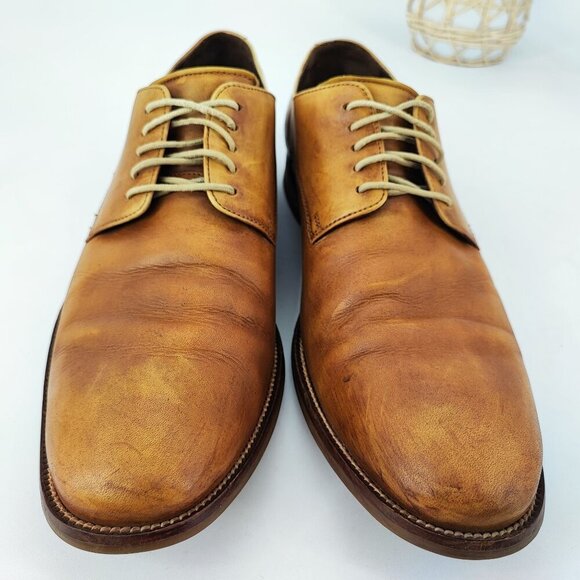 Cole Haan Men's Williams Plain II Brown Leather Oxfords Shoes Size 11.5 - Picture 8 of 9